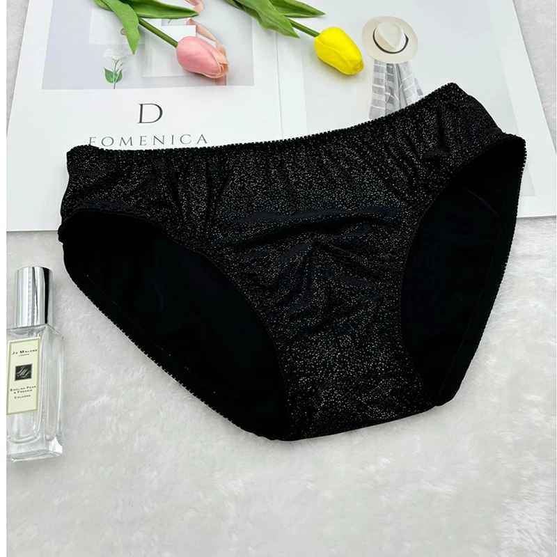 

Sexy Shining shines brightly Solid color breathable briefs gay mens underwear