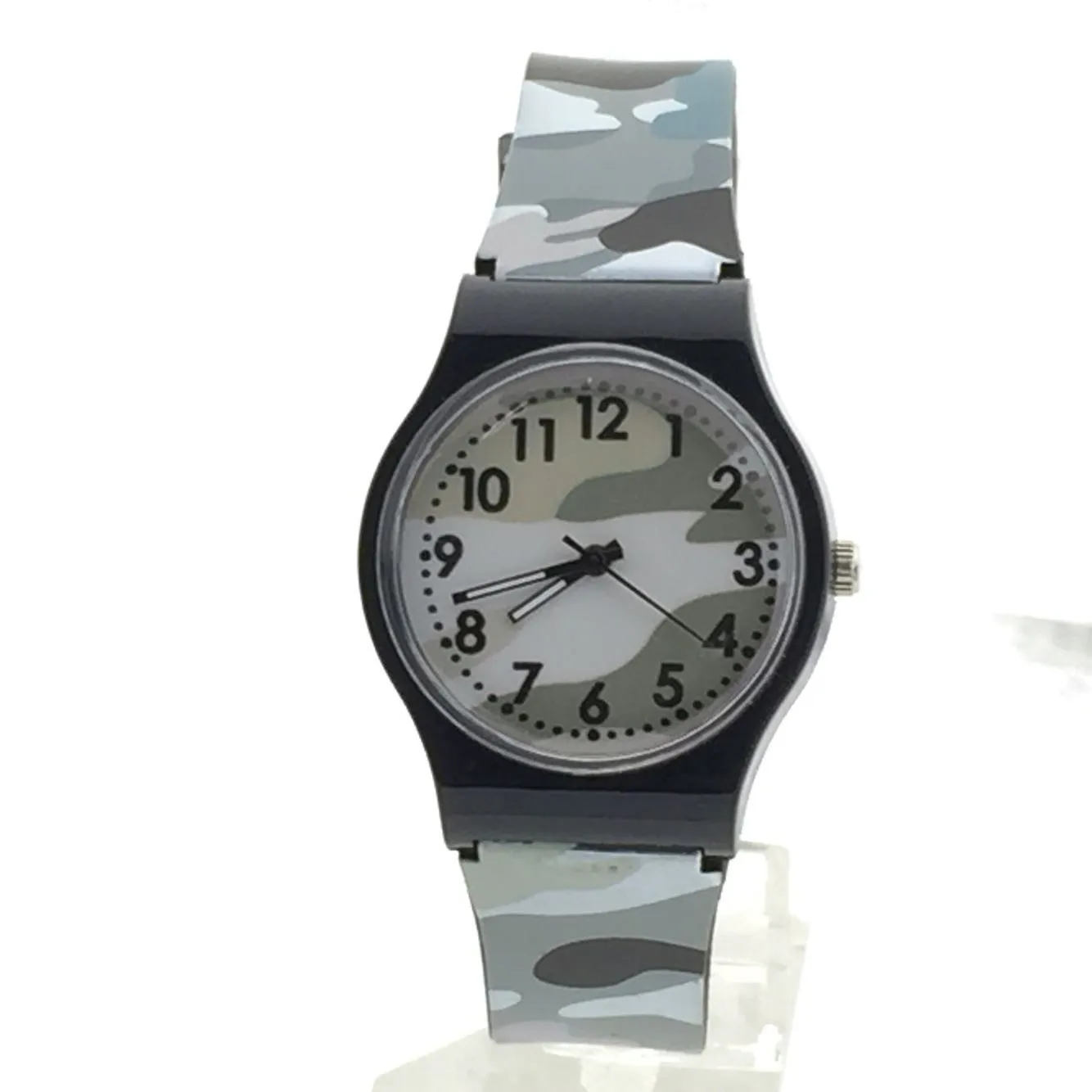 Camouflage Kinderen Horloge Analoog Quartz Polshorloge Siliconen Horloges Voor Jongens Meisjes Student Klok Relogio Infantil