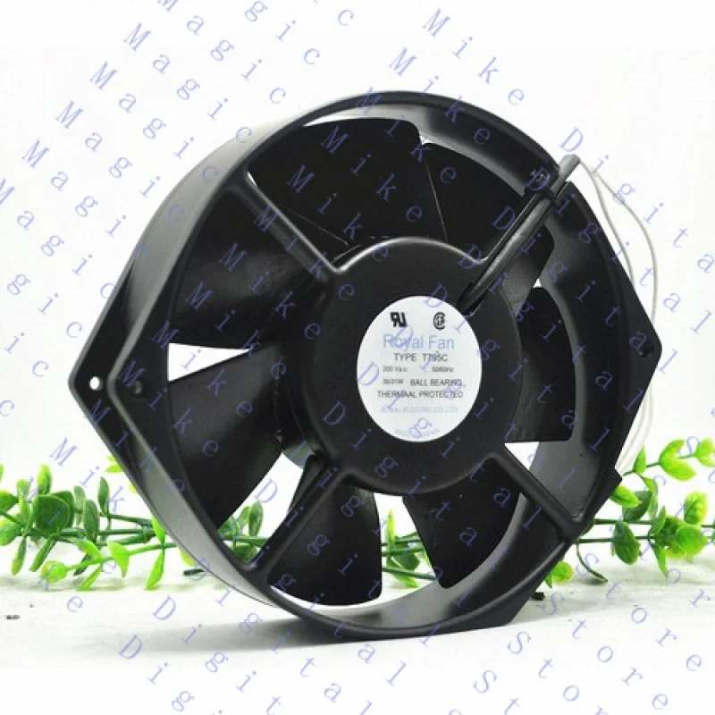 H  1 PCS FOR Royal Fan Fan TYPE T795C AC 200V 36/31W 172*150*38MM all-metal fan