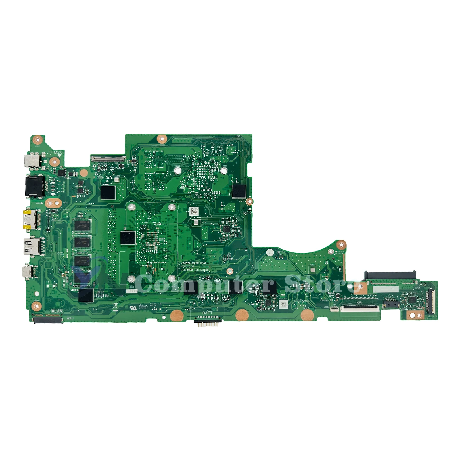 Mainboard For ASUS X505ZA X505Z F505Z K505Z A505Z RX505Z Laptop Motherboard R3 R5 R7 UMA RAM-4GB/8GB 100% TEST OK