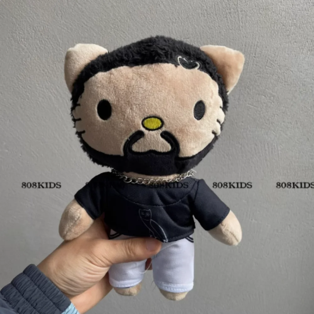 

Hello Kitty KIDS Drake Plush Doll with Black Casual Suit Plush Doll Figure Stuffed Toys Cute Boys Girls Christmas Gift
