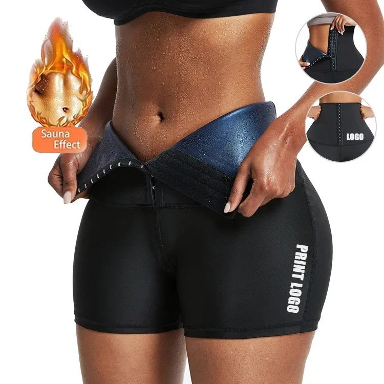 Sweat Sauna Waist Trainer Body Shaper Shorts Slimming belt Fitness Sheath Fajas Shapewear Women Pants Tummy Thermo Gym Leggings