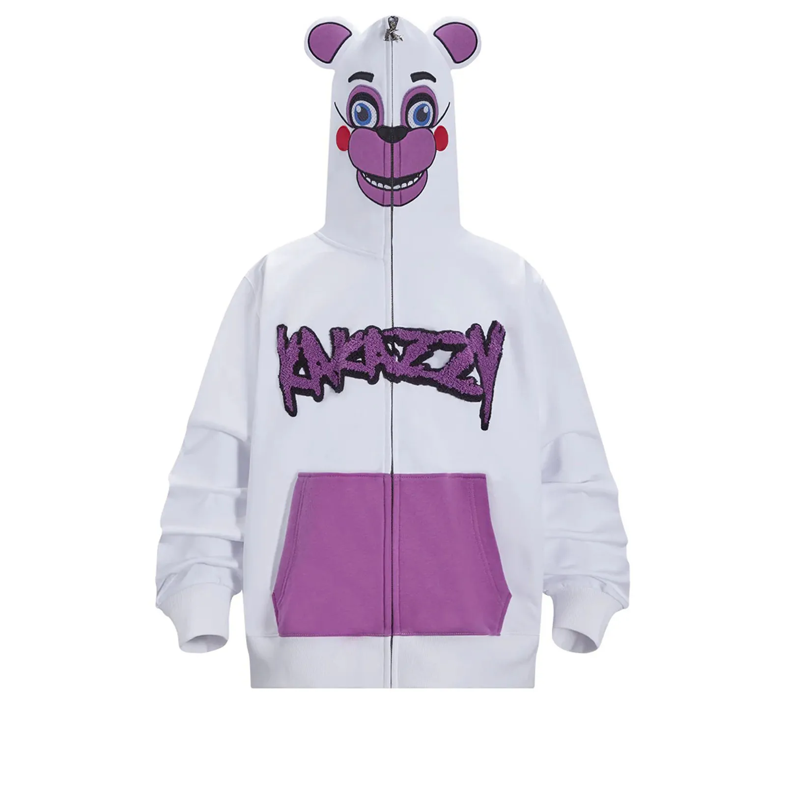 Boys Girls Clothes Fanf Hoodie Sweatshirt Spring Autumn Five Nights At Freddy Cartoon Hooded Sweatshirt Girls Clothing Zipper