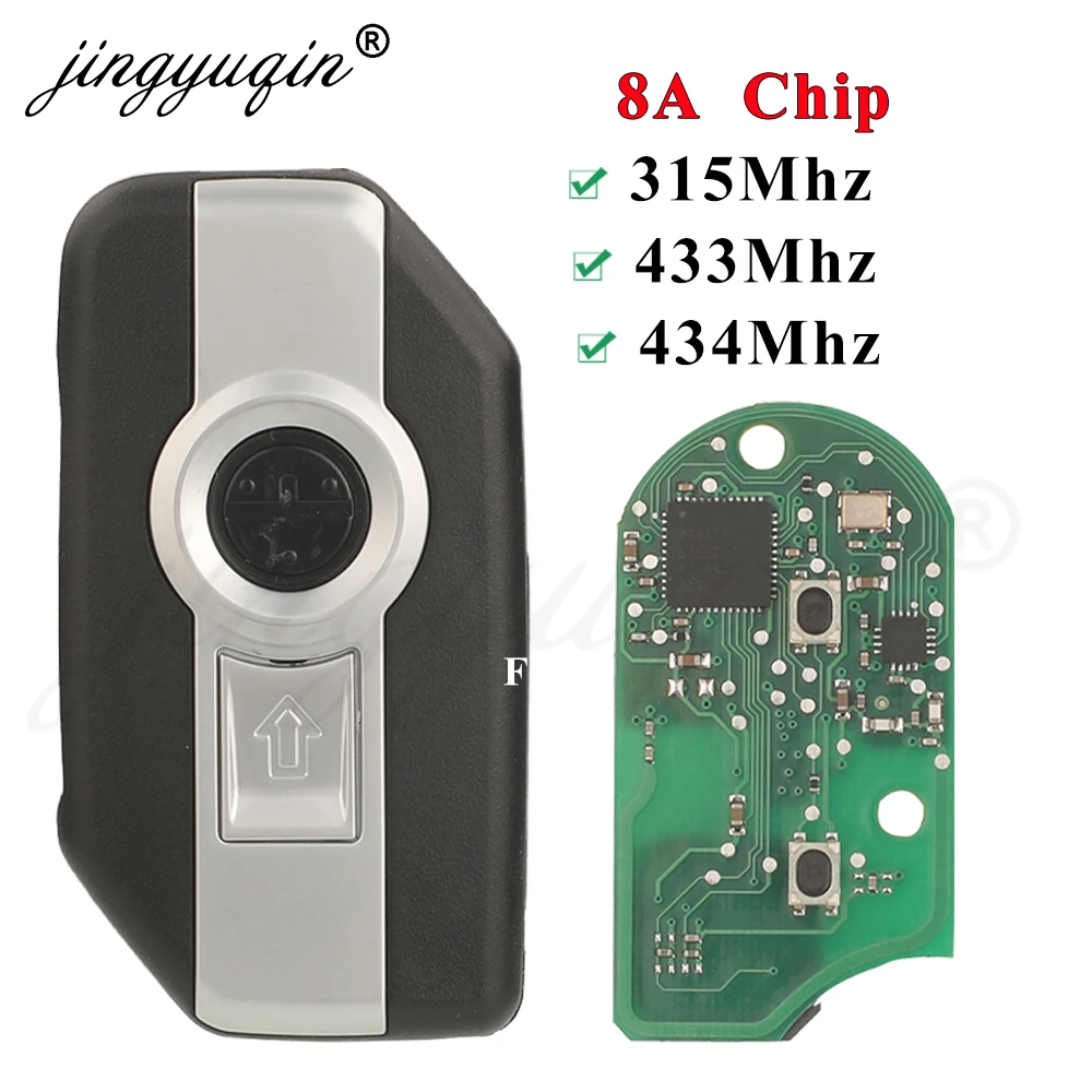 

jingyuqin 1/3pcs 8A Chip Keyless Smart Key PCB for BMW Motorcycle F750 F850 K1600 R1200R R1250GS K1600GT F750GS Adventure C400GT