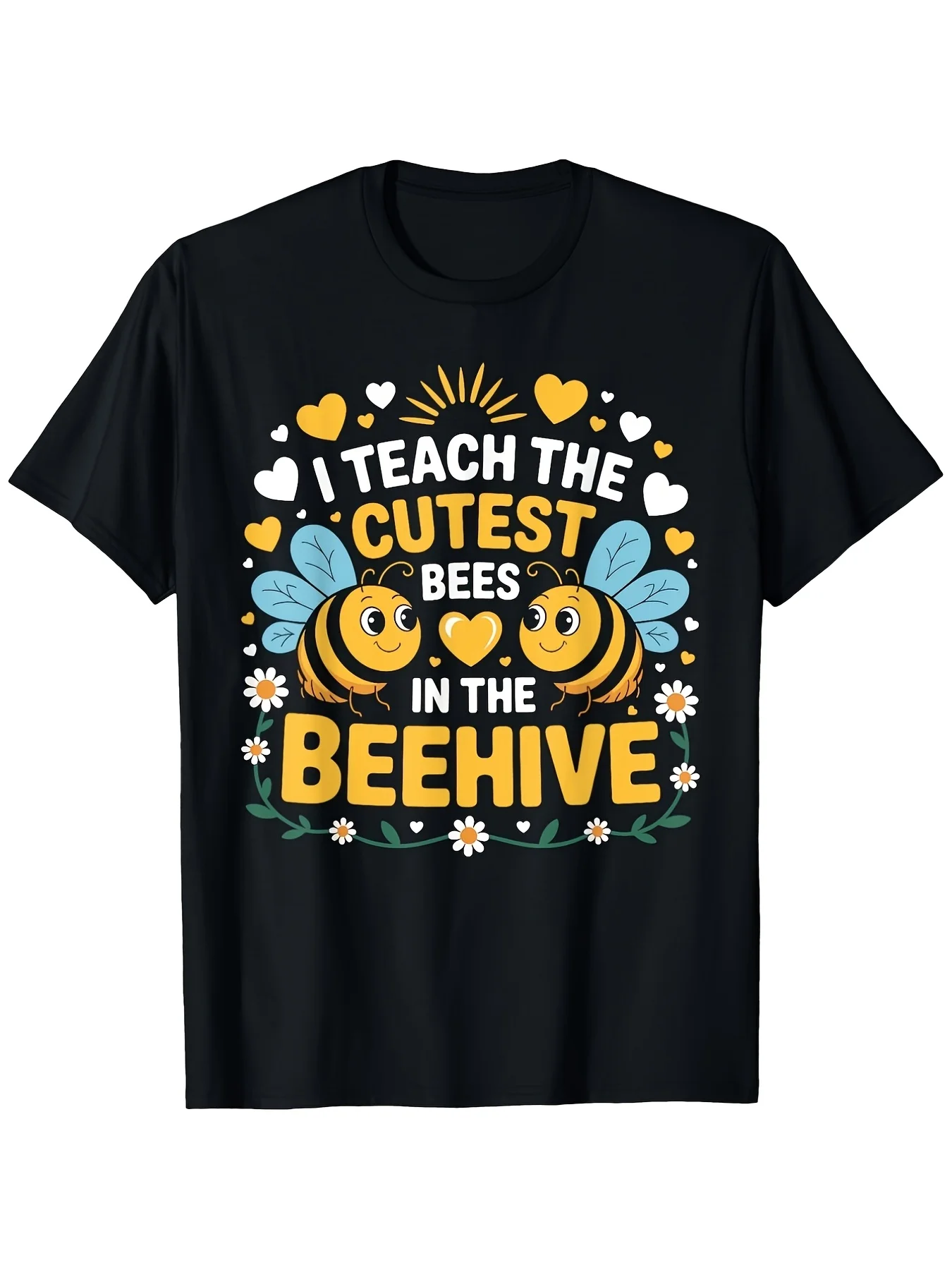 Fun Teacher Bee T-Shirt with the Slogan 