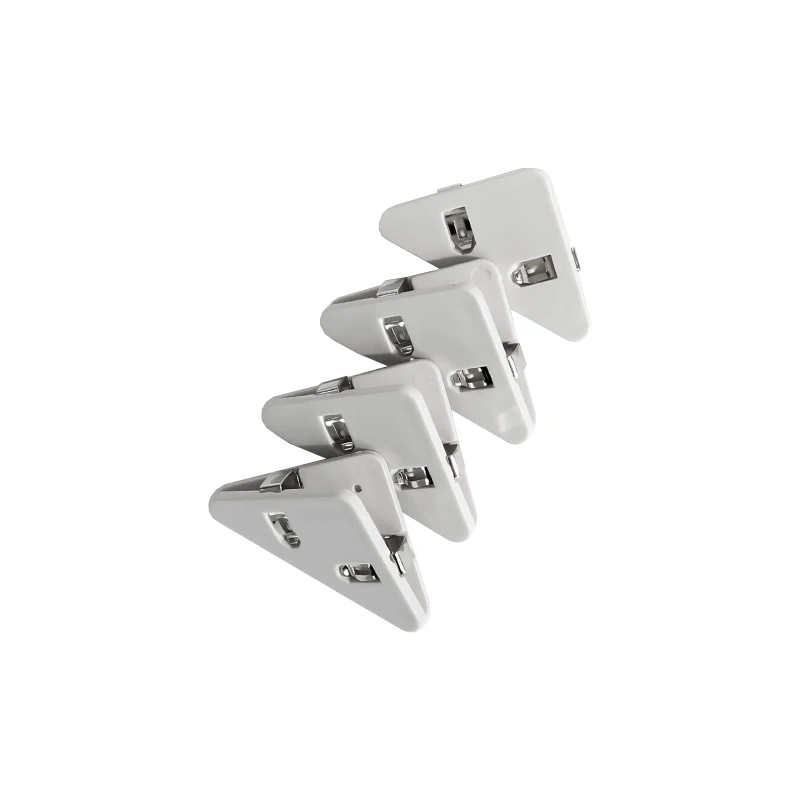 5pcs Multifunctional Corner Clamp  Paper Book Folder  Stationery Bills Storage And Sorting Office Supplies Corner Clips