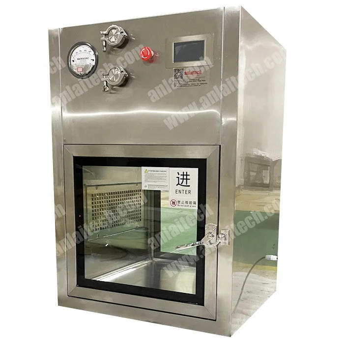 Pass Box Laminar Flow Box Stainless Steel Pass Through Box