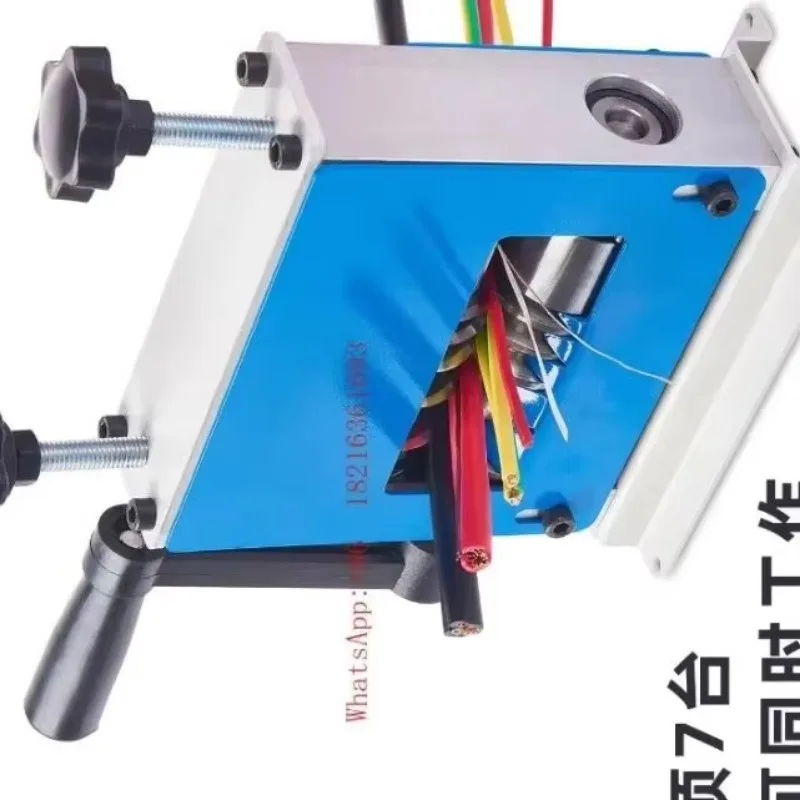 2026GOOD NEW Small Manual 6-hole Household Wire Stripping Machine, Waste Cable Stripping Machine