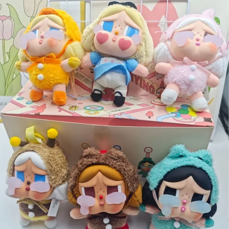 

В наличии Cry Baby Реплика Виниловая плюшевая коробка для лица Blind Cry Again Серия Кукла Коробка для игрушек Таинственная подвеска Брелки Куклы Подарки