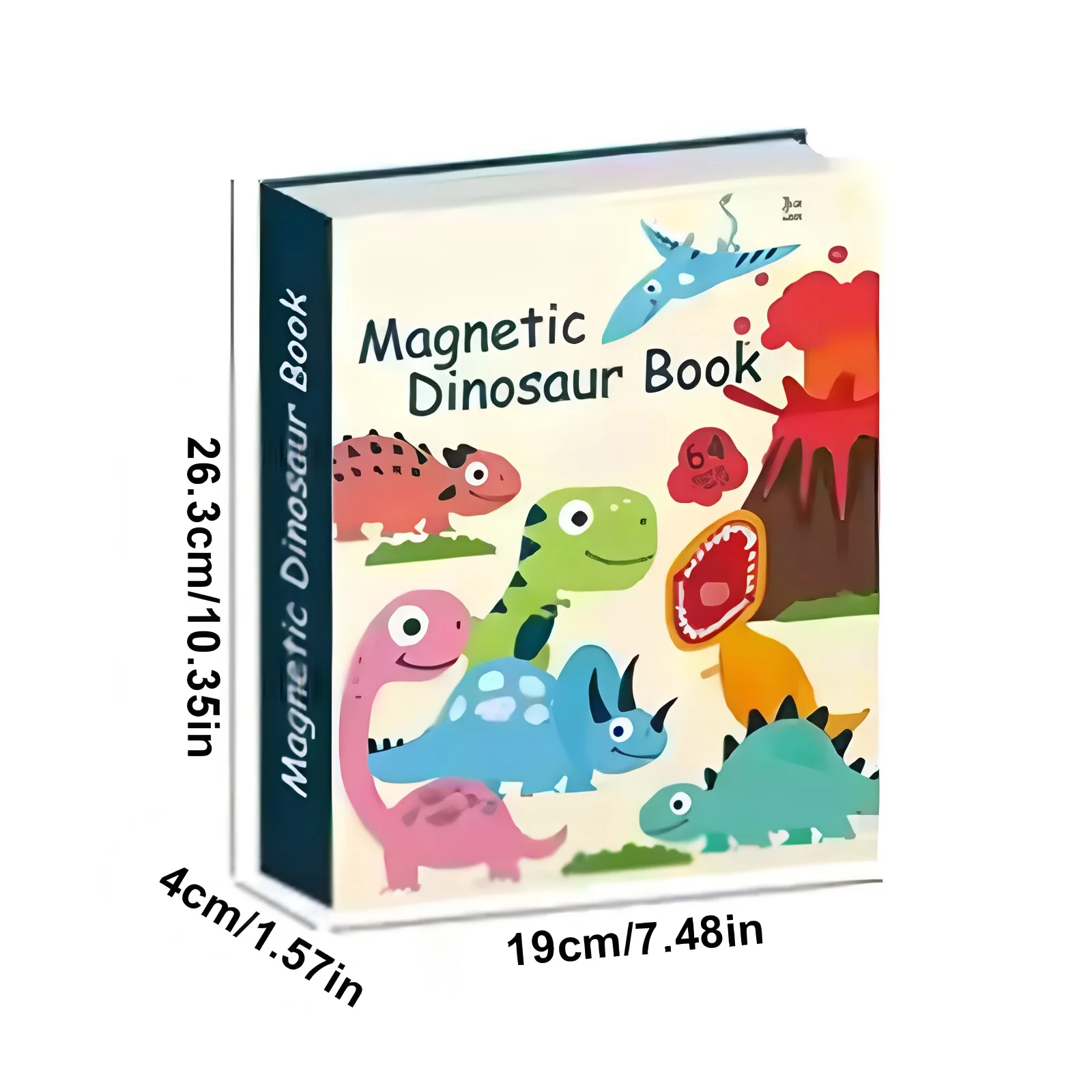 Magnetic Puzzle Book Box Universe Animal Fruit Cosplay Magnetic Stickers Puzzle DIY Educational Child Funning Toys Gifts #T3