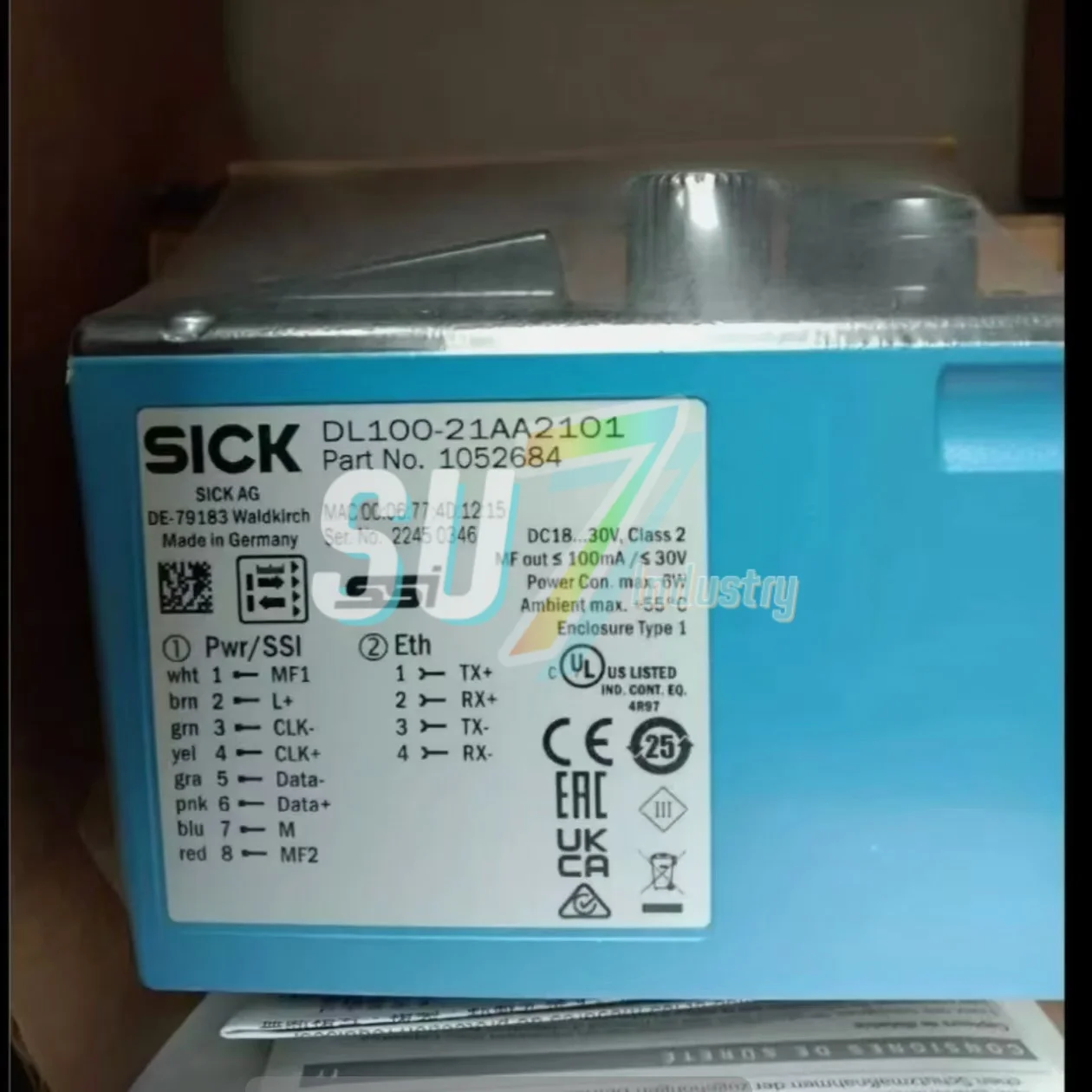 

DL100-21AA2101 1052684 DT20-P224B 1040405 Sensor New In Box