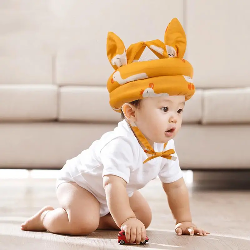 Baby Anti Collision Hat Adjustable Breathable Safety Hat For Baby Baby Safety Headguard Head Protective Cushion Comfortable For