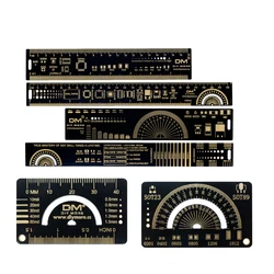 4CM 15CM 20cm 25cm multifunzione PCB righello strumento di misurazione resistore condensatore Chip IC SMD pacchetto unità per ingegnere elettronico