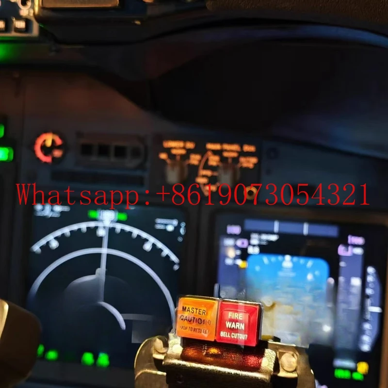 737NG 737-800 سلسلة مفاتيح ضوئية تحذيرية، محاكاة الصوت، بضائع الطيران المدني