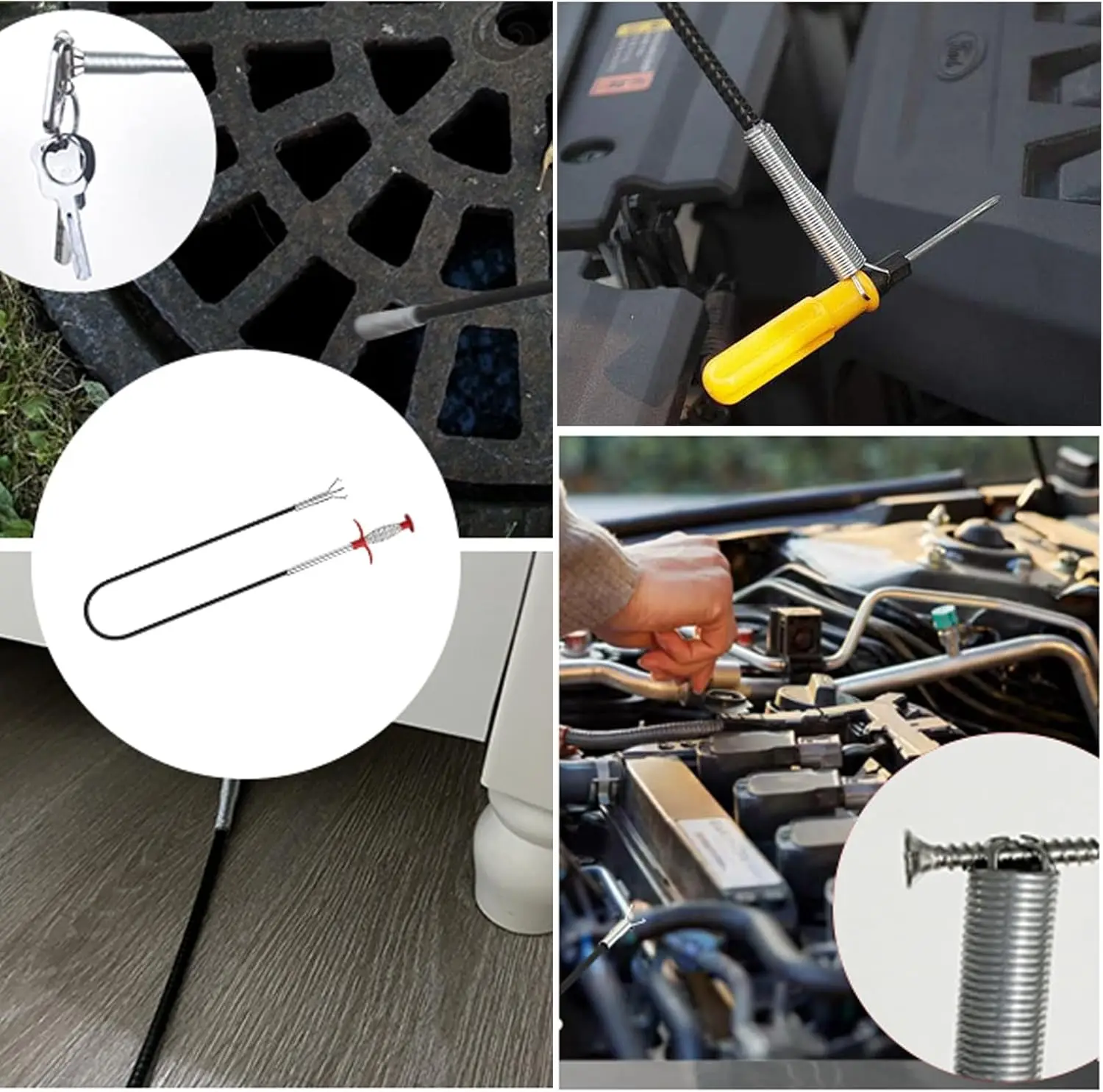 استنزاف الأفعى تسد أداة إزالة 35/63/79 بوصة ، مرنة بالوعة استنزاف نظافة للمرحاض المجاري دش المطبخ حوض الحمام