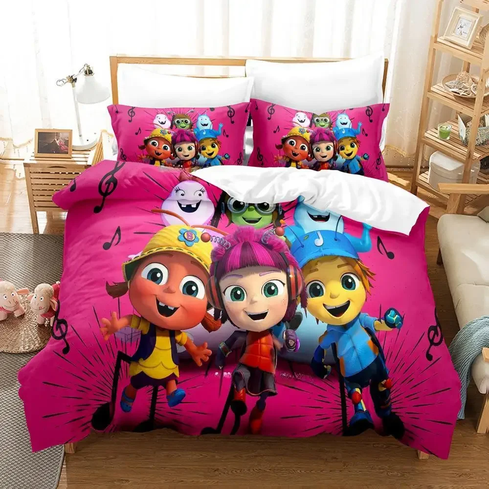 Beat Bugs Bedding Set Single Twin Full Queen King Size Bed Set Adult Kid Bedroom Duvet cover Sets 3D Print Anime Bed Sheet Set