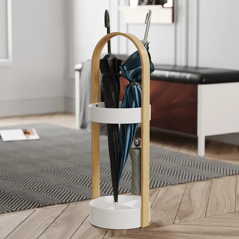 Creative umbrella frame Household floor-to-ceiling rain gear Umbrella storage rack Hotel lobby umbrella bucket Designer