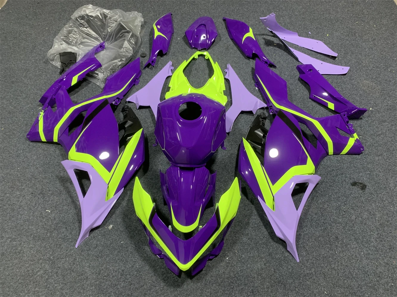 

Комплект обтекателей для мотоцикла, пластиковый комплект для NINJA 400 NINJA400 EX400 2018-2019 2020 2021 2022 2023, аксессуары, обтекатель кузова
