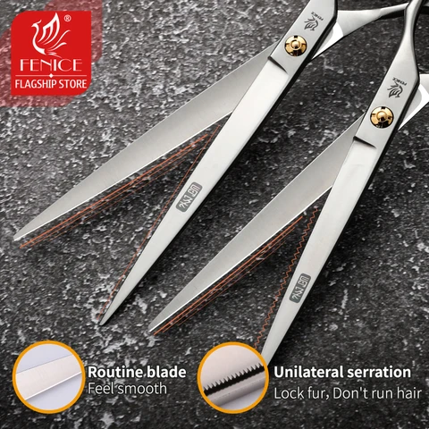 Ножницы для стрижки собак Fenice JP440C 7.0/7.5 дюйма
