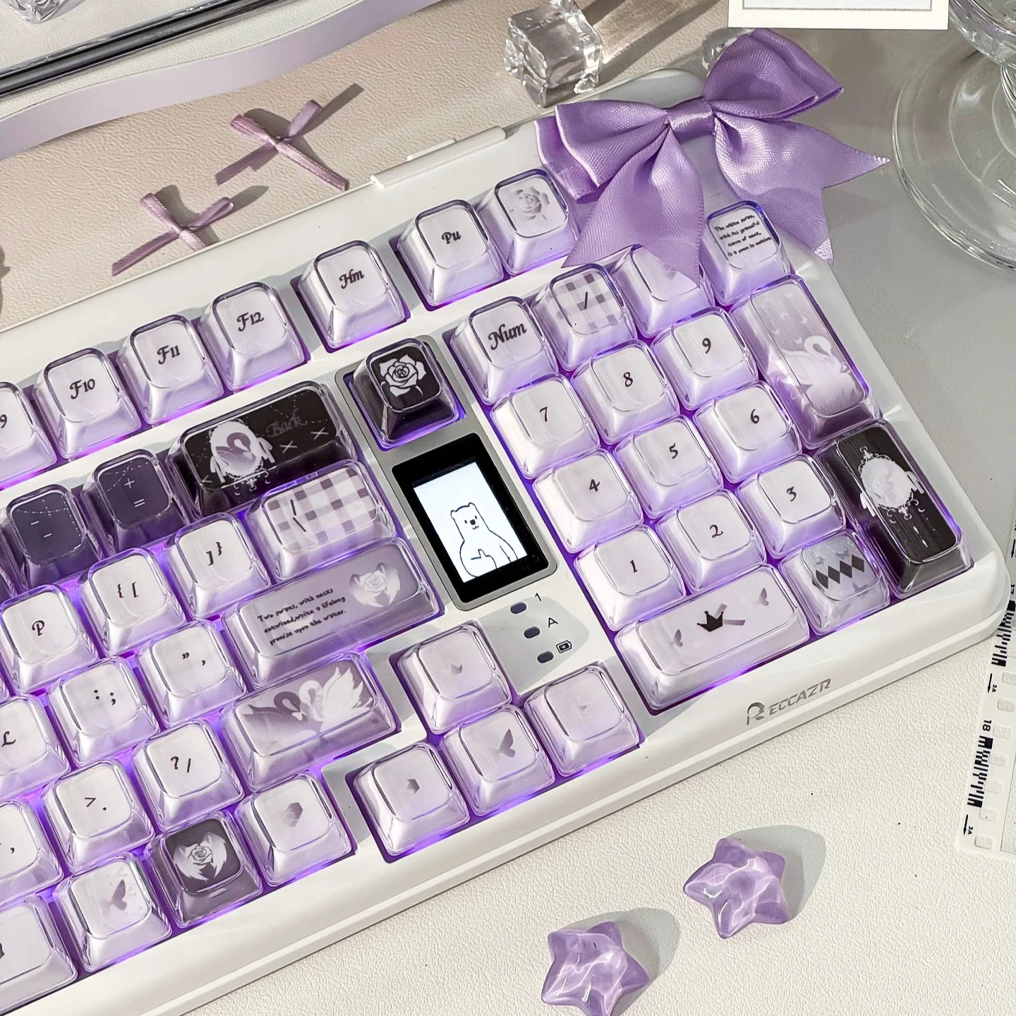 maimooo-keycaps-en-gelee-de-cygne-violet-clair-profil-kda-personnalises-double-couche-ambre-pour-clavier-mecanique