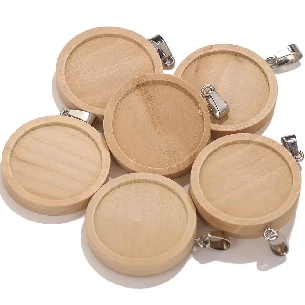 

10 шт./партия, крючки из нержавеющей стали и дерева, 20 мм