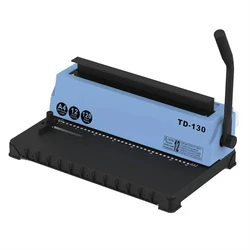 A4 Line Binding Machine 34 Square Holes Hole-punching Machine 3:1 Pitch Double Loop Wire Binder Office Home Binding 4x4 Hole