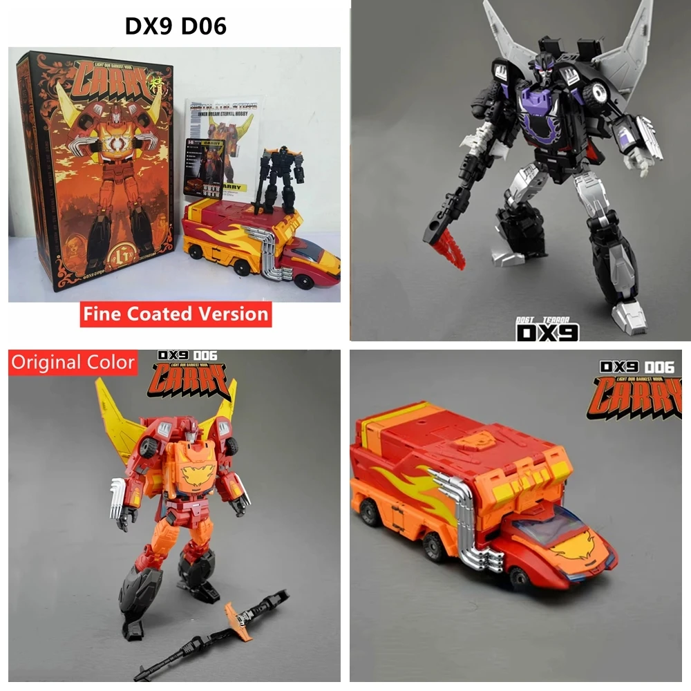 

In Stock Transformation Toy DX9 D06 Transformation Action Figure Rodimus Prime Metallic Folding MP Action Figure