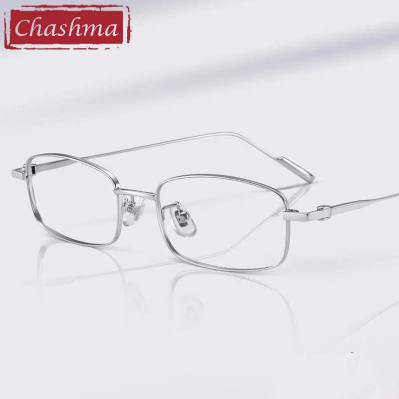 Chashma 51mm Prescription Spectacle Women Slim Eyeglasses Frame Men Titanium Ultra Light Eyewear Gafas Fashion Male Glasses
