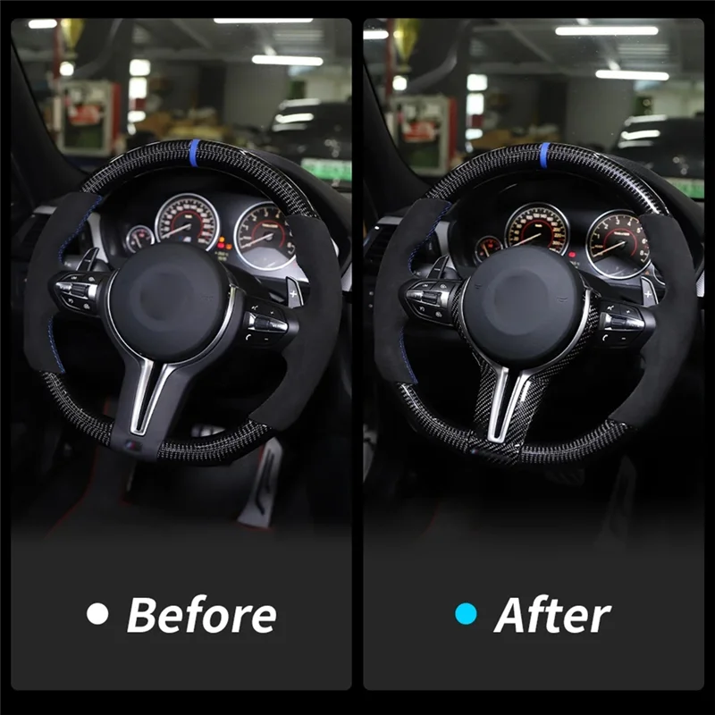 Pokrowiec na kierownicę do BMW F30 F10 F18 F20 F25 F32 F34 F48 M3 M6 550D 328M Serii 1 2 3 4 5 6 7 Części zamienne Akcesoria-N25R