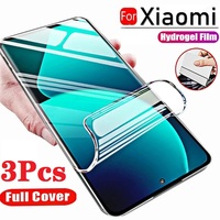 3Pcs Hydrogel Film For Xiaomi POCO F6 X6 F5 X5 Pro X4 F4 F3 GT X3 NFC M6 M5 M5S C65 C61 Screen Protector