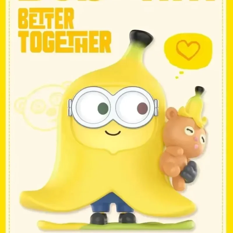 

POP MART Миньоны: Rise of Gru Better Together Series Слепая коробка Guess Bag Украшение рабочего стола Симпатичная модель Подарок девушке Слепая сумка Игрушки