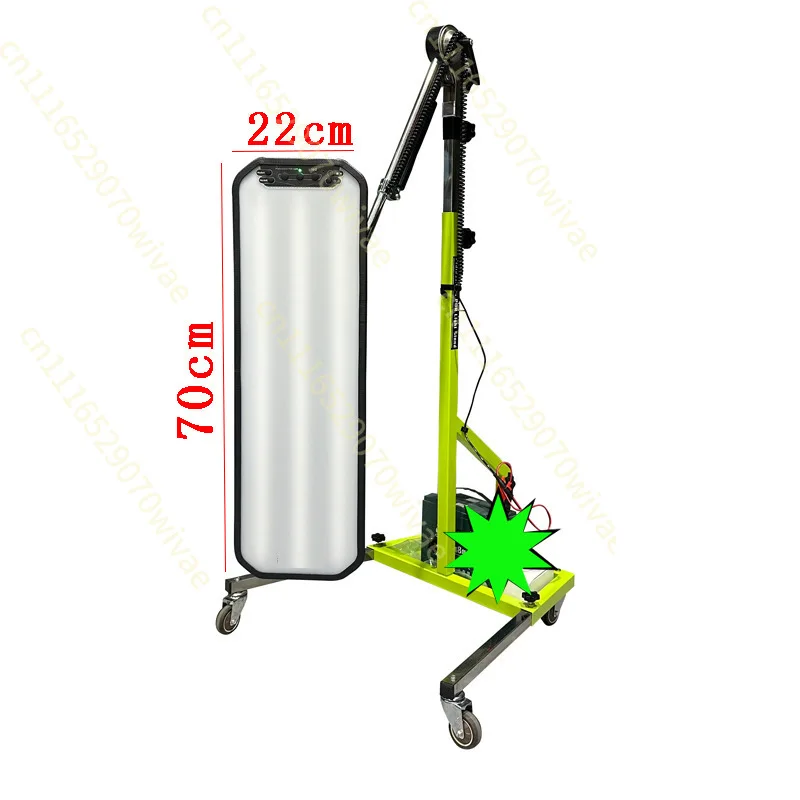 70 * 22Cm pneumatic headlight car depression repair tool hydraulic rod led detection light floor bracket adjustment