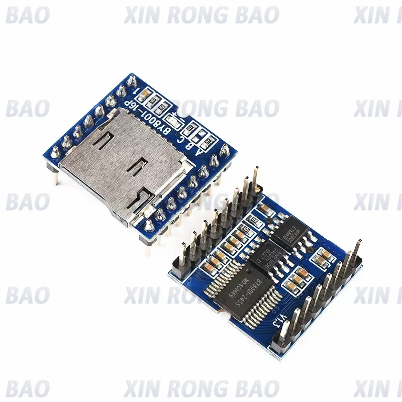 Nowy TF U-Disk BY8001-16P odtwarzacz MP3 do płyta modułu głosowego Arduino Audio 3.3V 5V