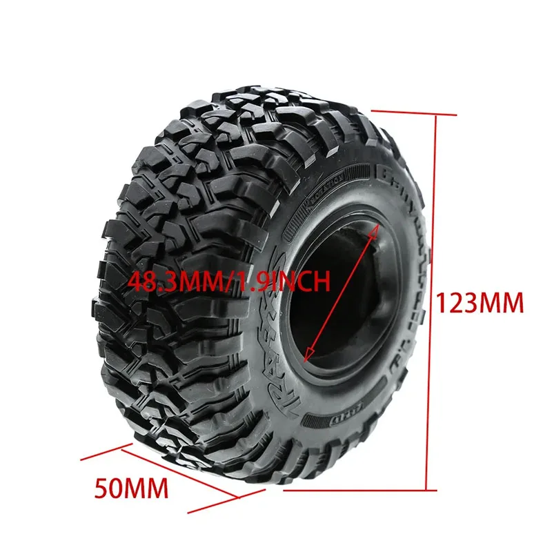 RC 4 stuks 1.9 inch Band Rubber Wiel Banden Band voor 1:10 RC Rock Crawler TRX4 Bronco D90 D110 Axiale scx10 90046 RC4WD CC01 TF2