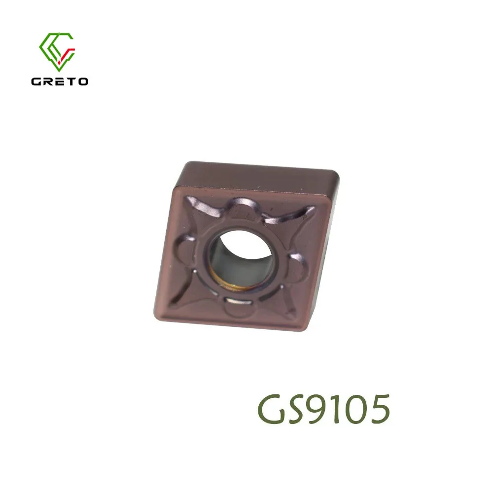

GRETO CNMG120408-SM GS9105 Turning Tool Inserts CNMG 120408 For High Temperature Alloy Heat Resistant Material Hardened Steel