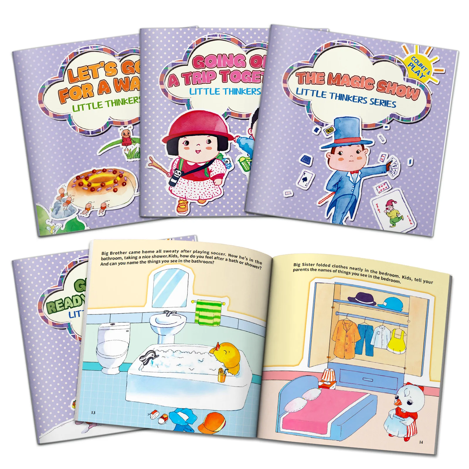 

Книги-истории для детей по обучению английскому языку – серия «Маленькие мыслители» для развивающего чтения