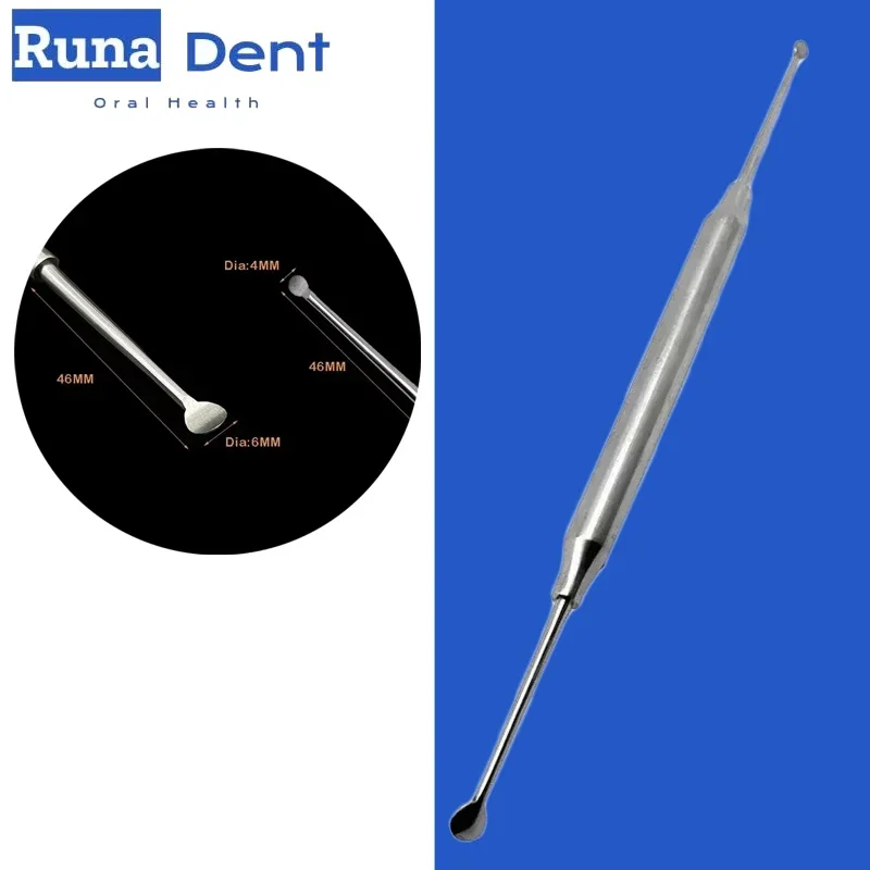 Dental Bone Curettes Implant Excavator Spoon Oral Restorative Cavity Care Dental Instrument