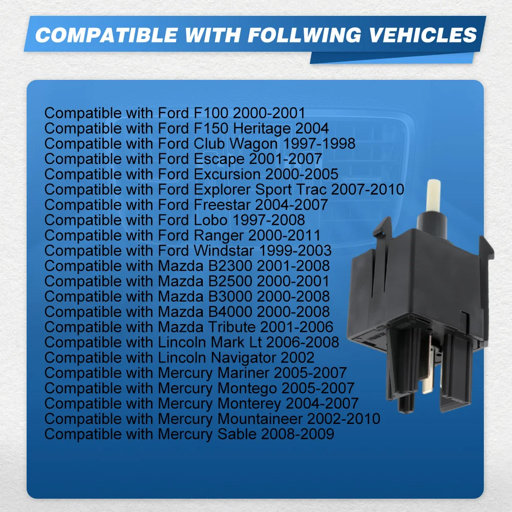 AC Heater Blower Motor Control Switch for Ford E150 E250 Expedition Explorer F250 F350 Super Duty Escape Mazda B2300 B3000