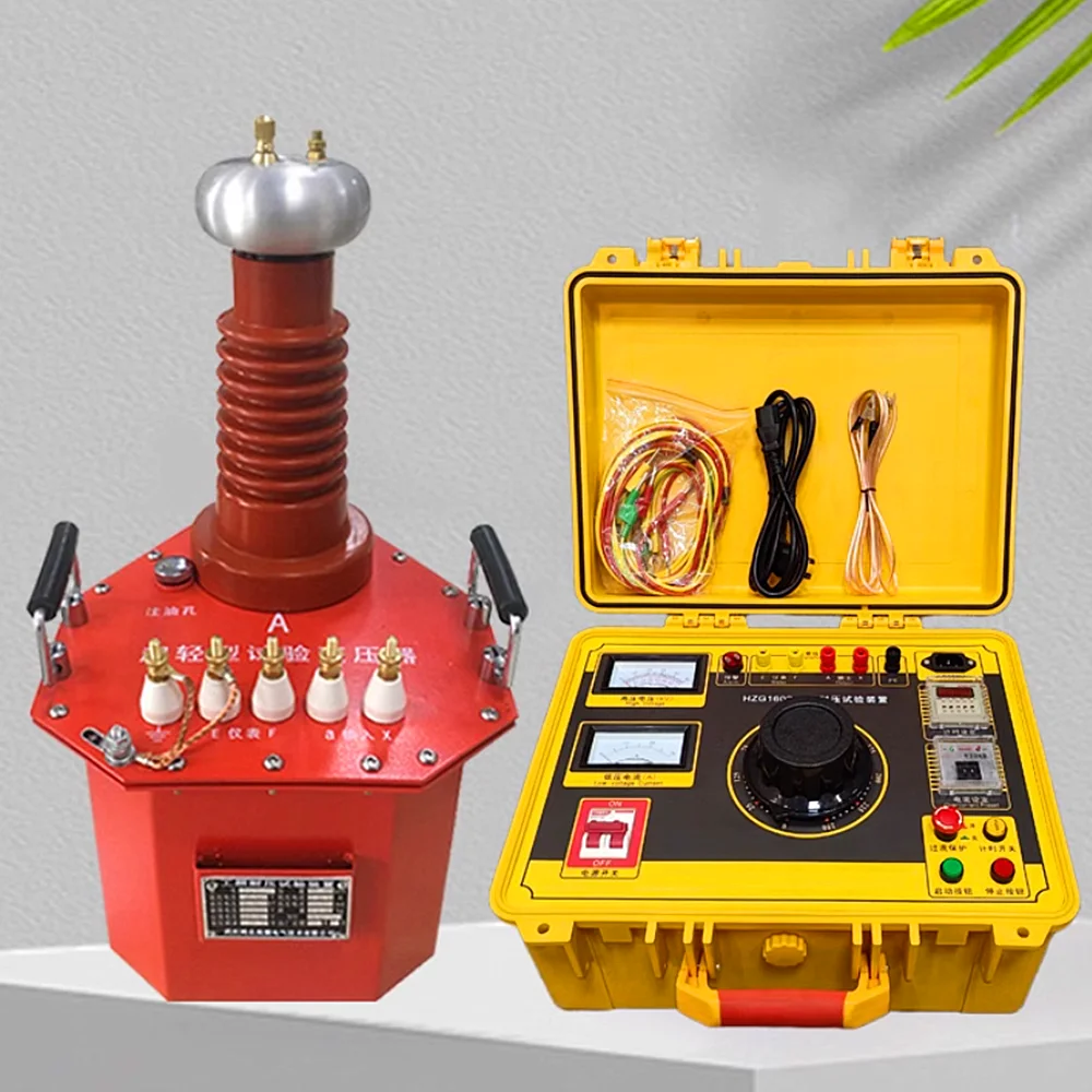 50kV/5kVA AC Hipot Tester AC DC Withstand Voltage Hipot Tester Oil Type Transformer Test Machine  High Voltage Test Equipment