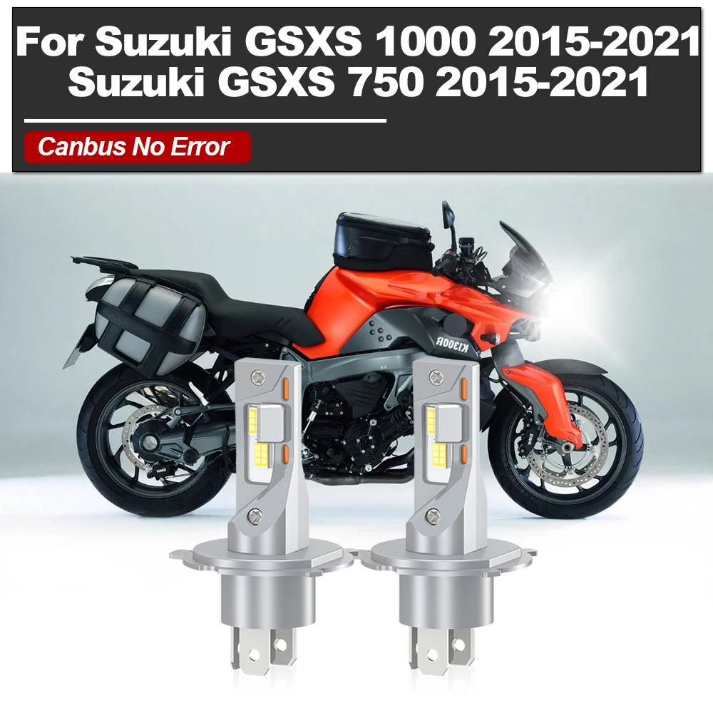 

20000LM Motorcycle LED Headlight 120W H4 Motorbike Headlamp 12V For Suzuki GSXS 1000 2015-2021 Suzuki GSXS 750 2015-2020 2021