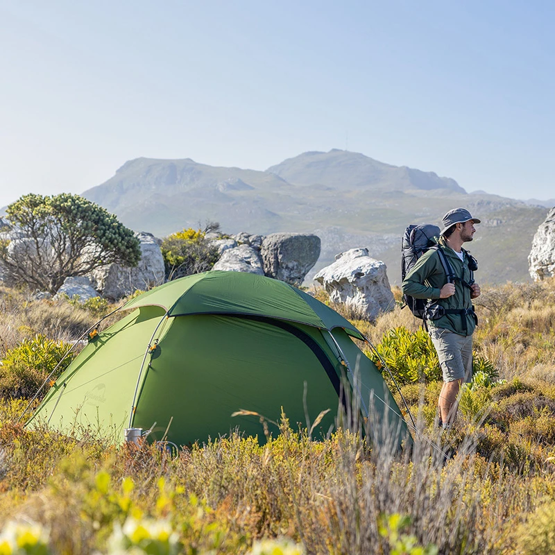 Naturehike-Tenda de Nylon Ultraleve para 2 pessoas, Cloud Peak 20D, Camping ao ar livre, Caminhadas, Tenda Outdoor, Double Layer Mochila, Camper Tent