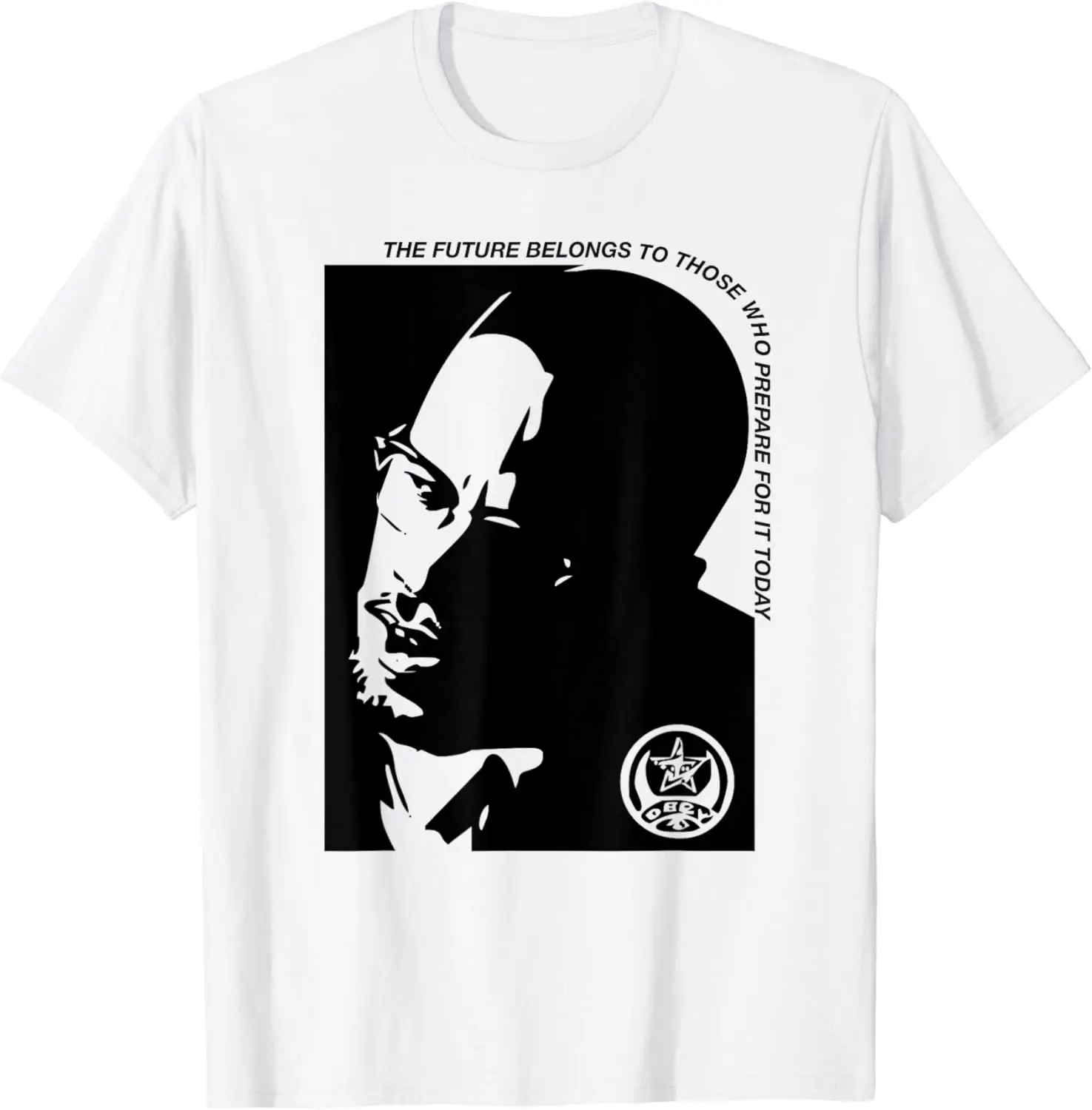 Malcom Future Civil Rights X Quote T-Shirt,Crew T-shirt