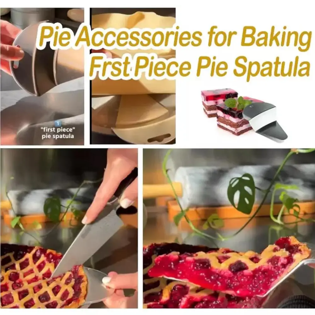 Stainless Steel Cake Server Cutter Pie Pizza Server Baking Spatulas Tools Cutter Shovel Cake Kitchen Pastry B6V3