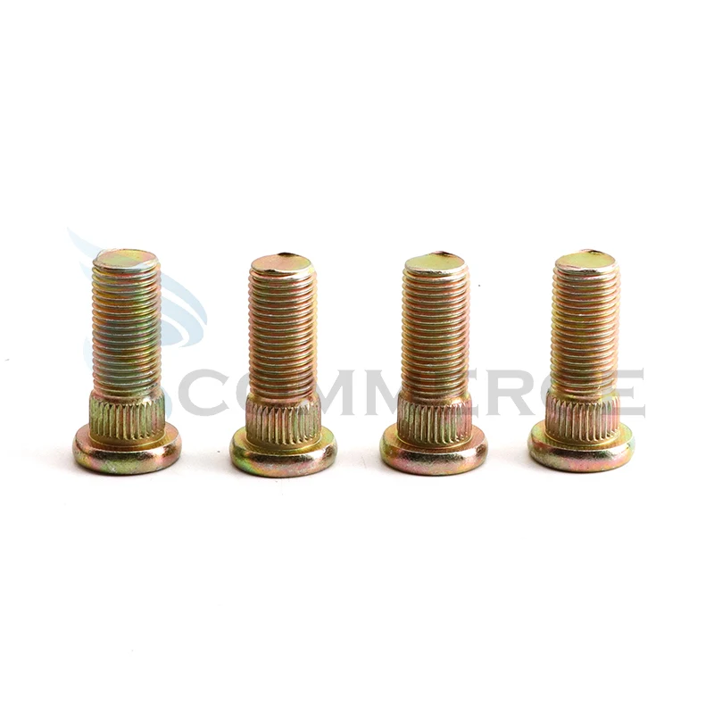 

4 Pcs/lot 10.9 steel Spline Screw M12*1.25 Wheel Hub Stud For 150cc 200cc 250cc ATV UTV Buggy Go Kart Quad Dirt Bike Accessories