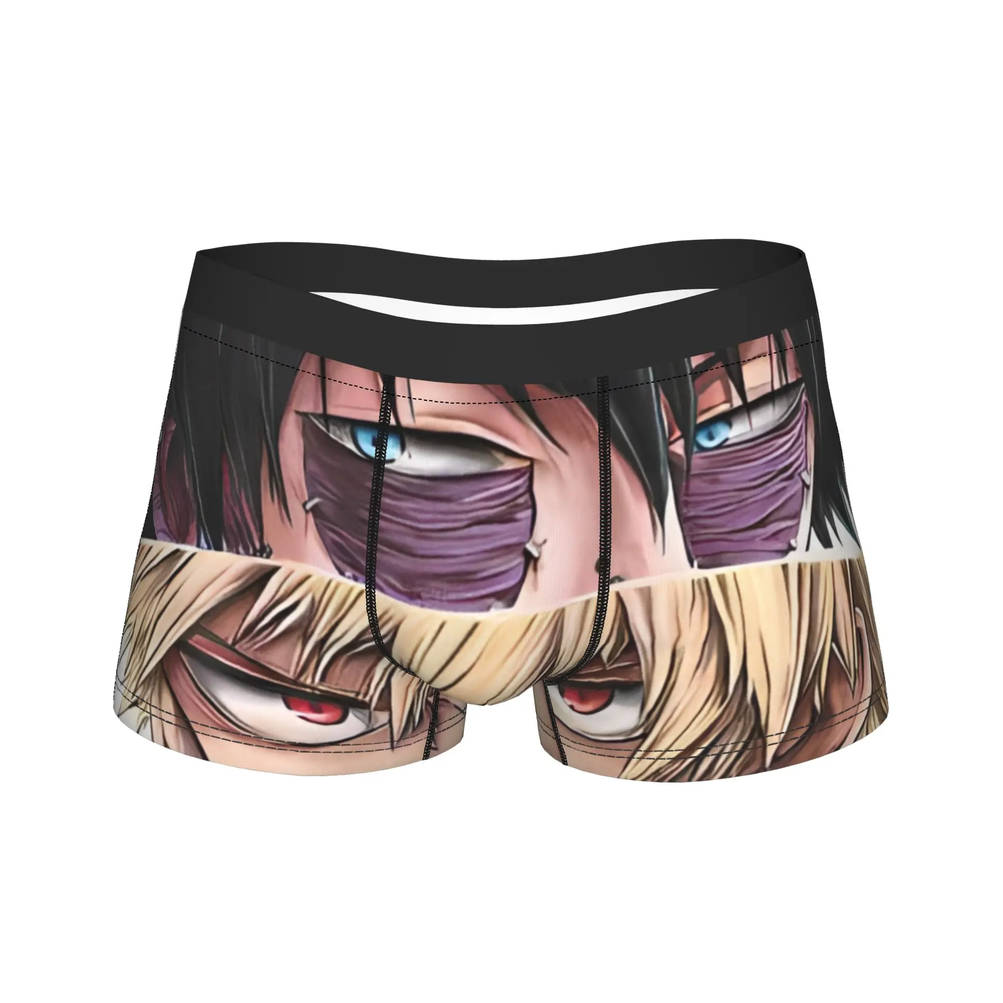 

My Hero Academia Underwear Males Underpants Print Soft Trend Trunk Quality Shorts Briefs Plus Size