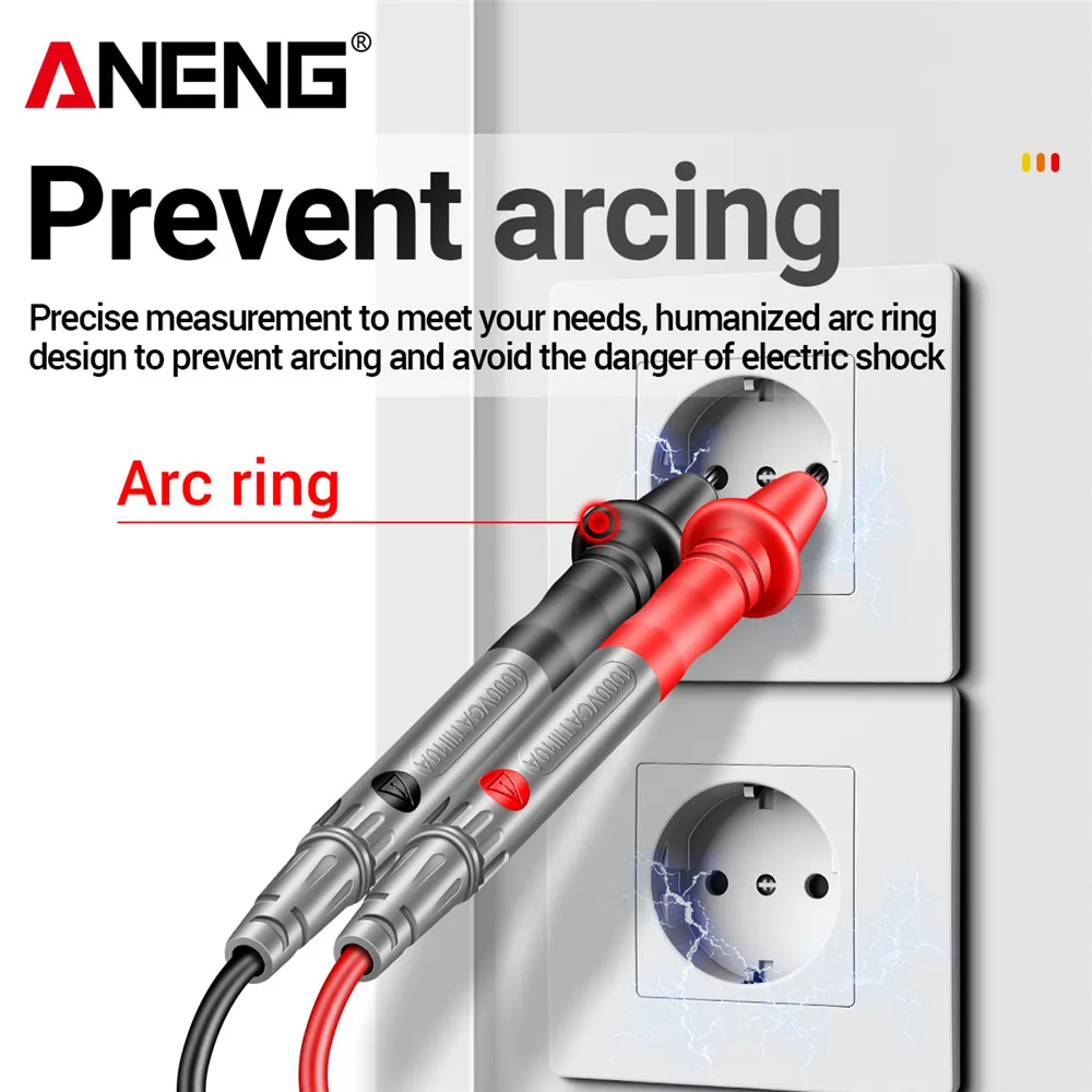 ANENG PT840 1000V 10A Digital Multimeter Probe Universal Test Lead Needle Pin Wire Pen Cable Kit Current Voltmeter Tester Wire