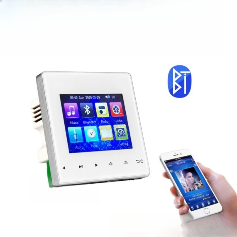 

Home Smart Bluetooth Background Music Host Player Switch Panel Type 86 Controller