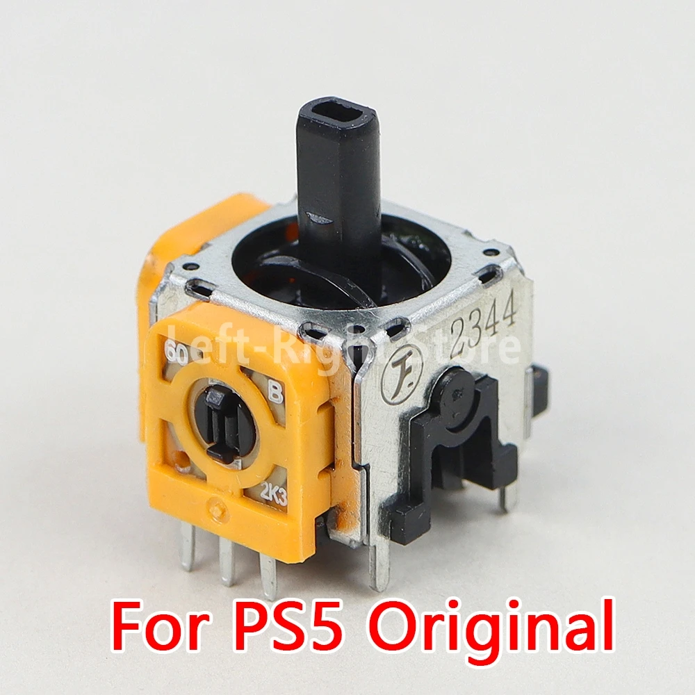 20PCS Para PS5 2.3K Amarelo 3D Analógico Para Playstation 5 Controlador Joystick Módulo Sensor Potenciômetros