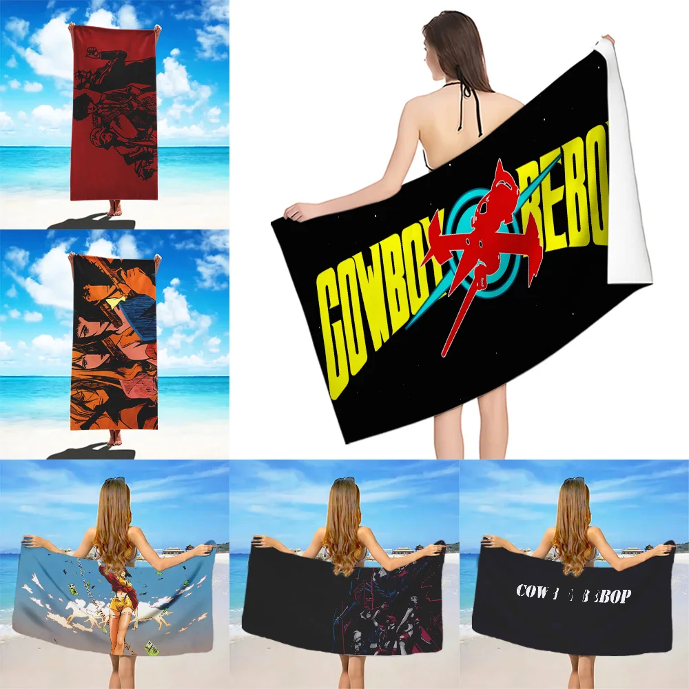 

C-Cowboy B-Bebop Beach Towel Microfiber Sand Free Quick Dry Soft Sandproof Pool Towels Gift for Women Travel Gym Shower Camping