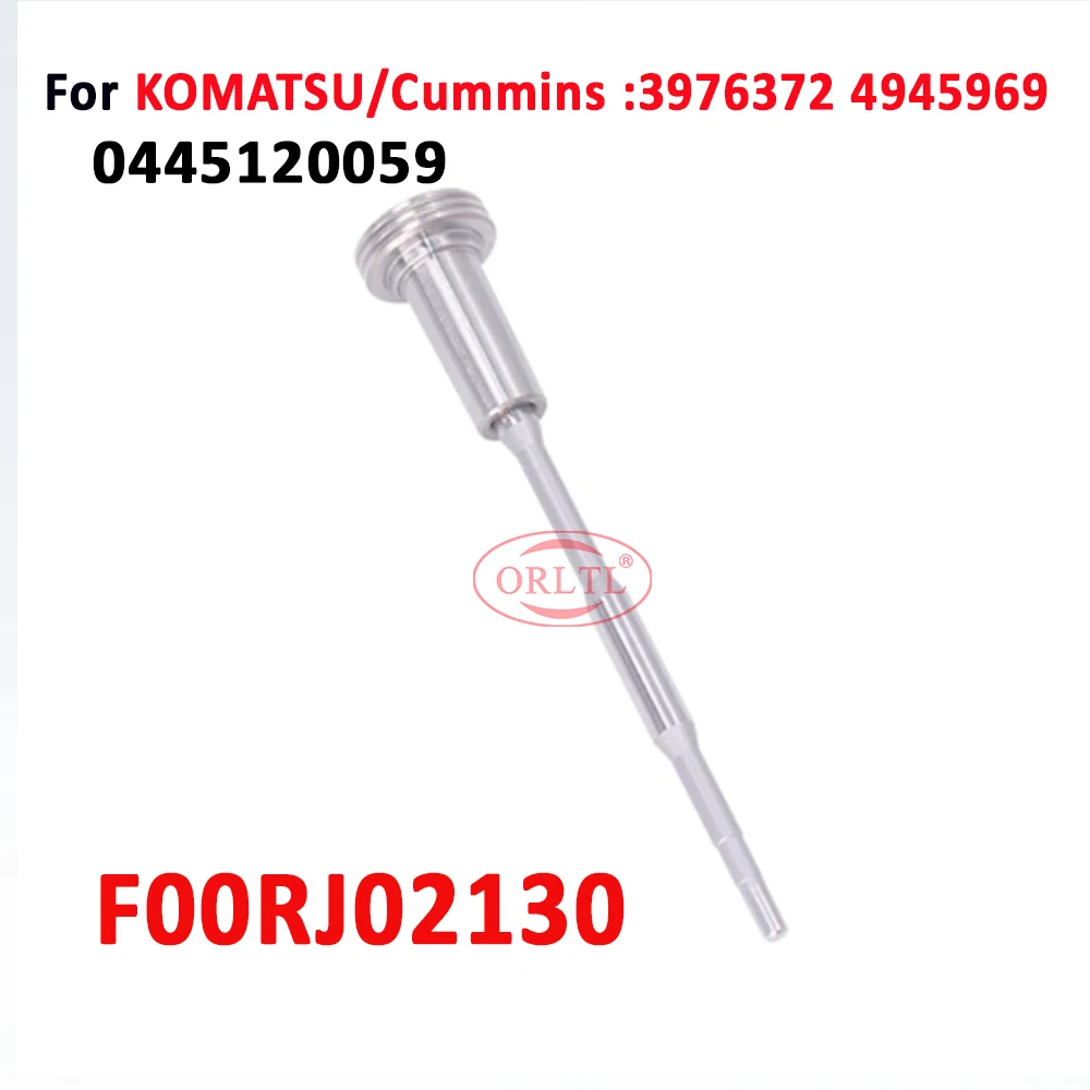 

Orginal Diesel Injector 0445120059 Fuel F 00 R J02 130 Valve Assembly F00RJ02130 For KOMATSU Cummins 3976372 4945969 397637D